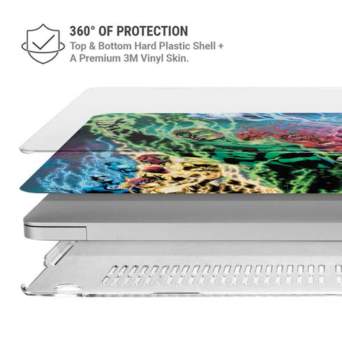 DC Comics Green Lantern Blackest Night Art work by Ivan Reis MacBook Air 15in (2023-2025) Case plus Skin